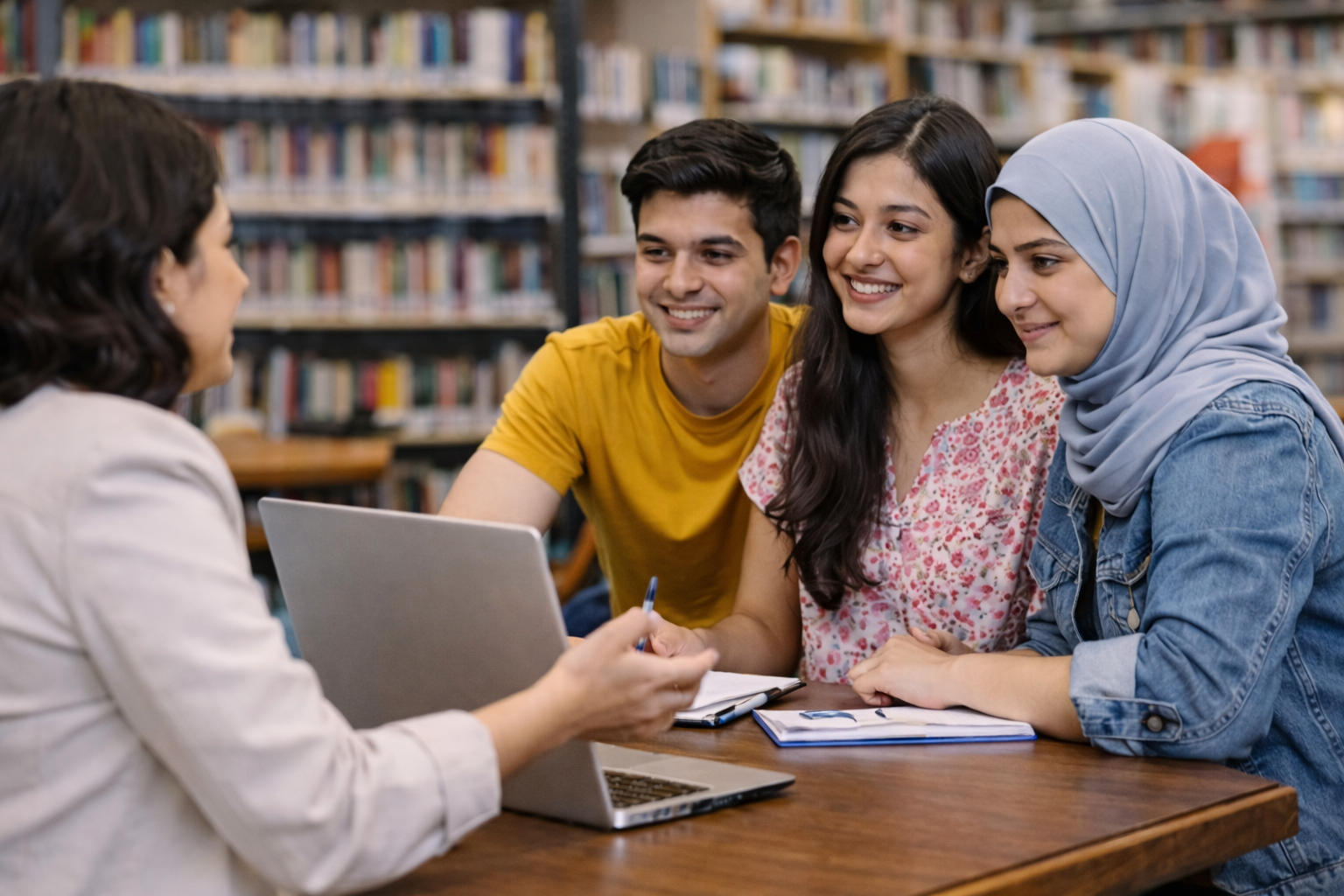 Guidance session with student